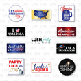 Load image into Gallery viewer, 4th of July Independence day Photo Booth Word Prop Signs
