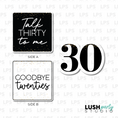 Load image into Gallery viewer, thirtieth 30th birthday photo booth prop sign
