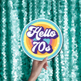 Load image into Gallery viewer, 70s Disco Photo Booth Word Prop Signs
