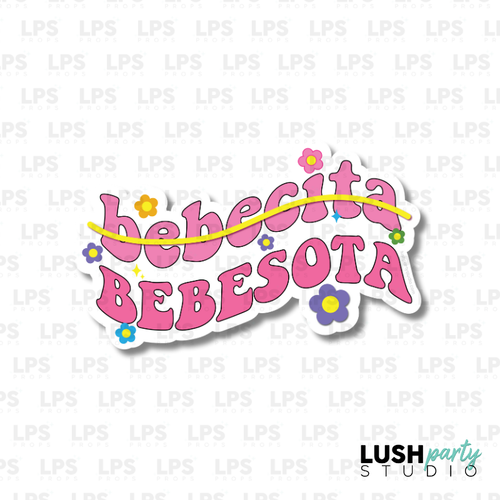 Bad bunny bebecita bebesota Photo booth prop word sign