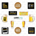 Load image into Gallery viewer, Beer Oktoberfest Photo Booth Word Prop Signs
