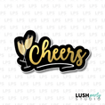 Load image into Gallery viewer, cheers photo booth prop word sign
