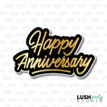 Load image into Gallery viewer, happy anniversary photo booth prop word sign
