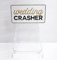 Load image into Gallery viewer, Photo booth prop sign holder riser acrylic transparent
