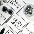 Load image into Gallery viewer, glam vogue classy photo booth prop signs
