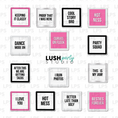 Load image into Gallery viewer, letterboard photo booth prop signs lush party studio
