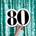 Load image into Gallery viewer, 80 eighty birthday photo booth prop signs
