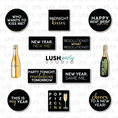 Load image into Gallery viewer, New Year Photo Booth Word Prop Signs
