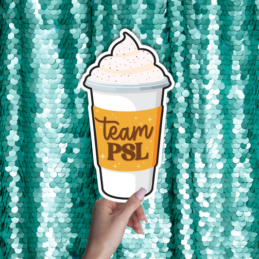 pumpkin spice psl latte photo booth prop