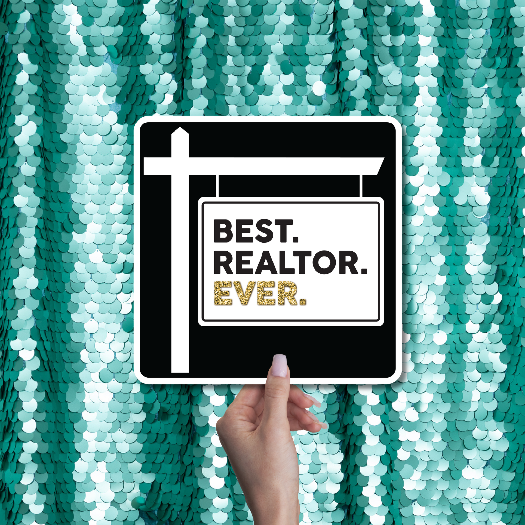 Real Estate Photo Booth Word Prop Signs