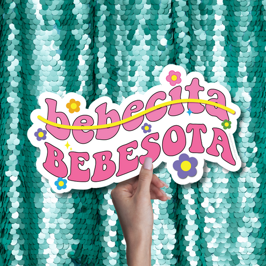 Bad bunny bebecita bebesota Photo booth prop word sign