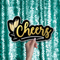 Load image into Gallery viewer, cheers photo booth prop word sign
