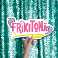 Load image into Gallery viewer, Frikitona Bad Bunny Photo Booth Prop Word Sign
