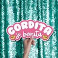 Load image into Gallery viewer, gordita photo booth prop word sign
