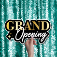 Load image into Gallery viewer, grand opening business photo booth prop word sign
